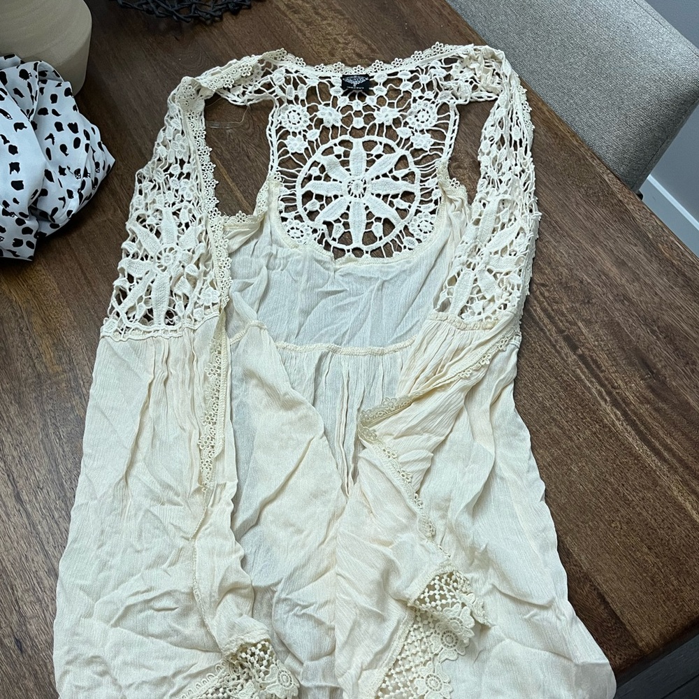 Western Style Lace Cardigan